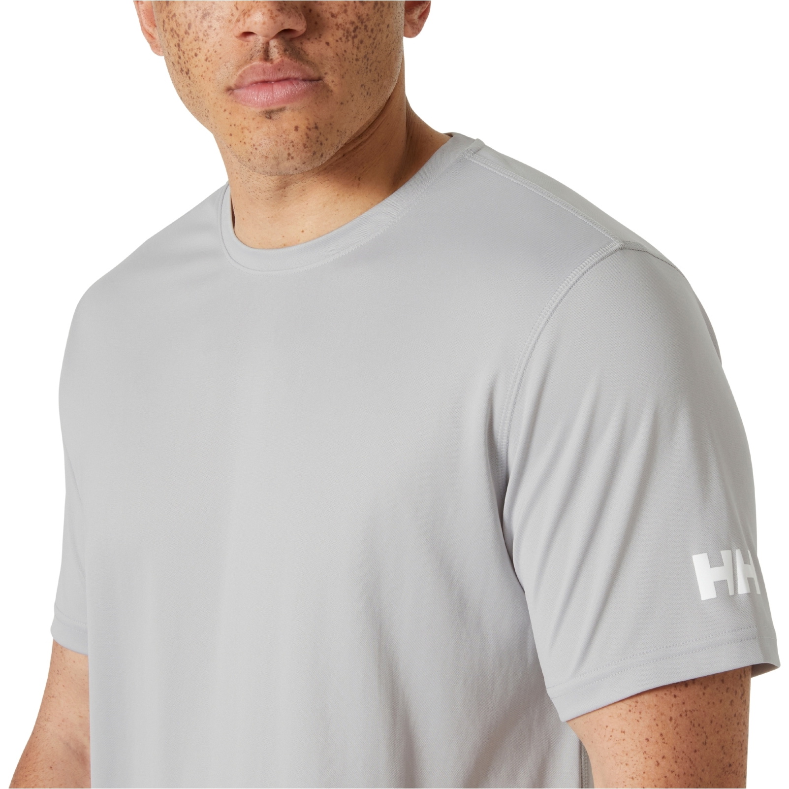 2026 Helly Hansen Männer Tech T-Shirt 2.0 49584 - Grey Fog